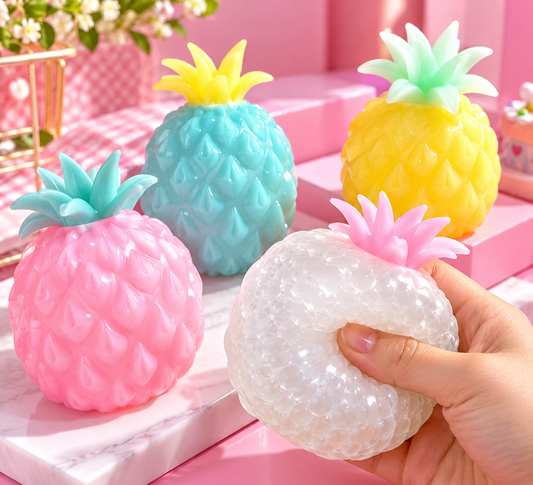 Stress Relief Toy - Novel Grape Ball and Pineapple Squish
